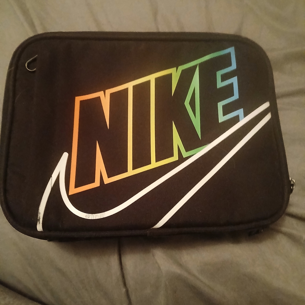 Nike Black Bag with Rainbow Logo